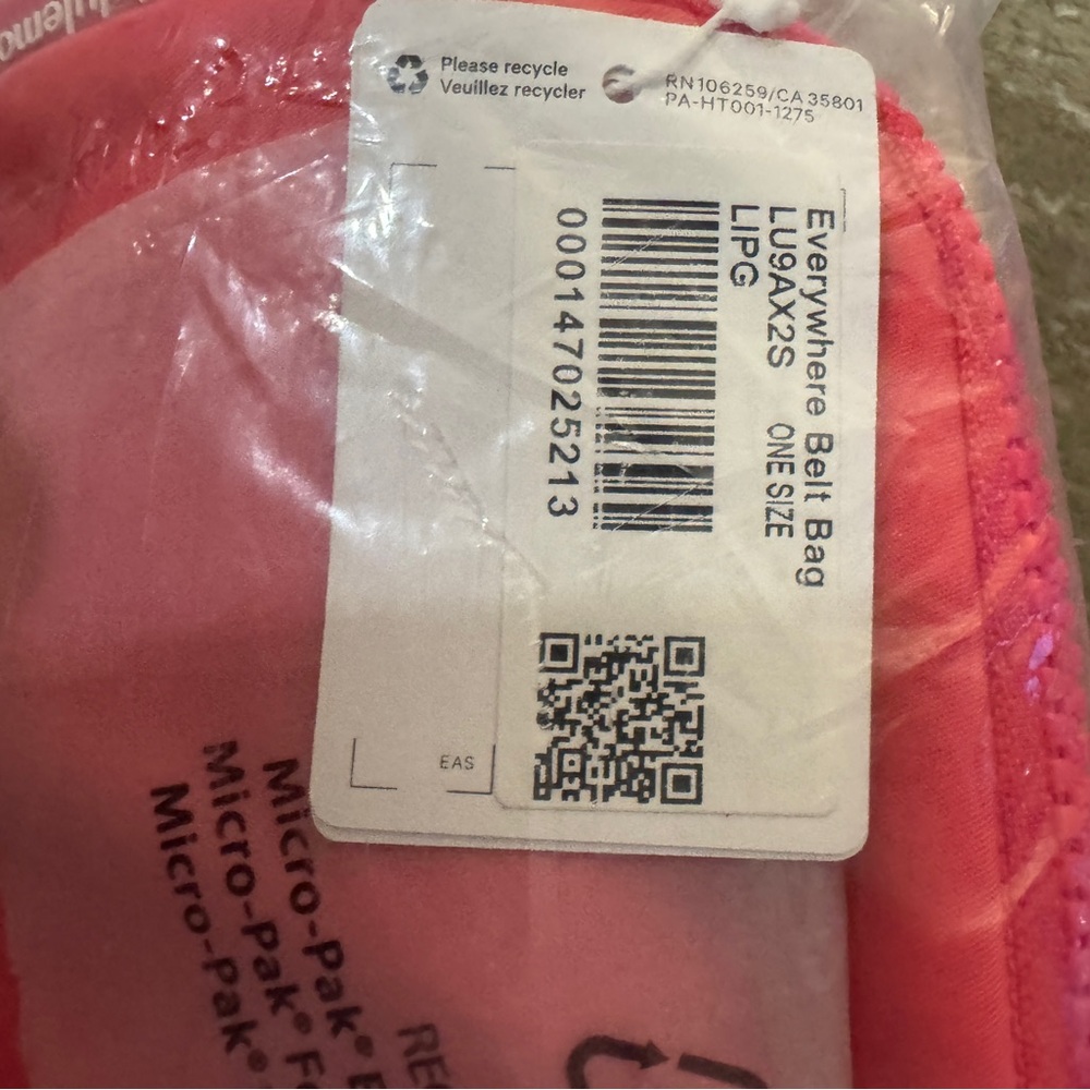 Lululemon Everywhere Belt Bag Lip Gloss 1L NEW